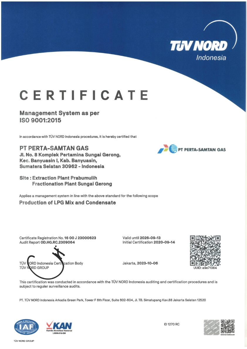 Sertifikat ISO 9001-2015